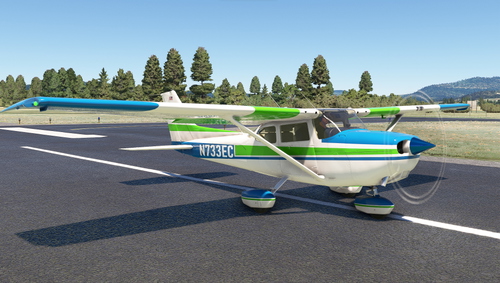 Cessna 172 N733EC (Bagolu, Classic)