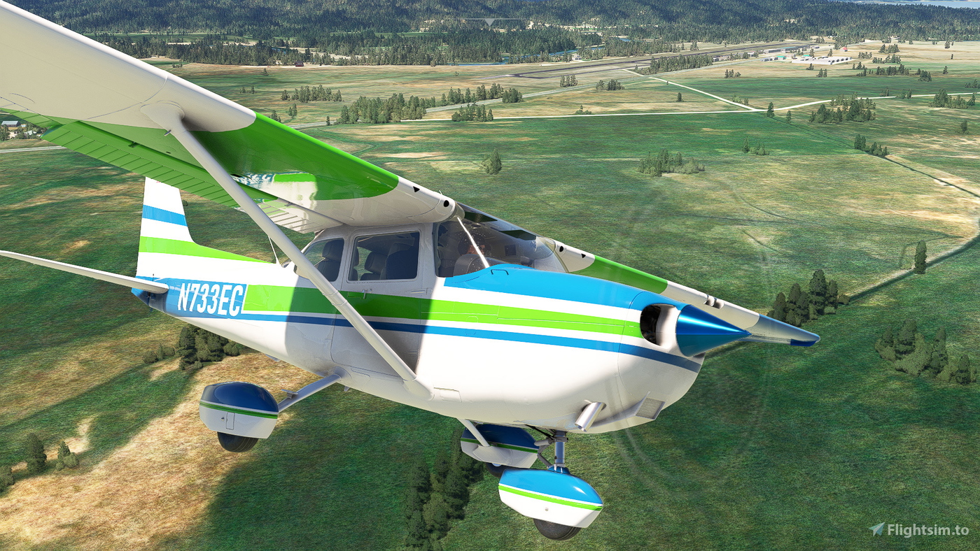 Cessna 172 N733EC (Bagolu, Classic) for Microsoft Flight Simulator | MSFS