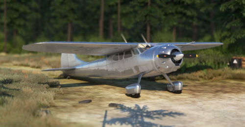 Cessna 195 Businessliner - Full Polished Aluminum