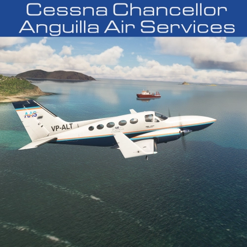 Cessna 414 Chancellor Anguilla Air Services 