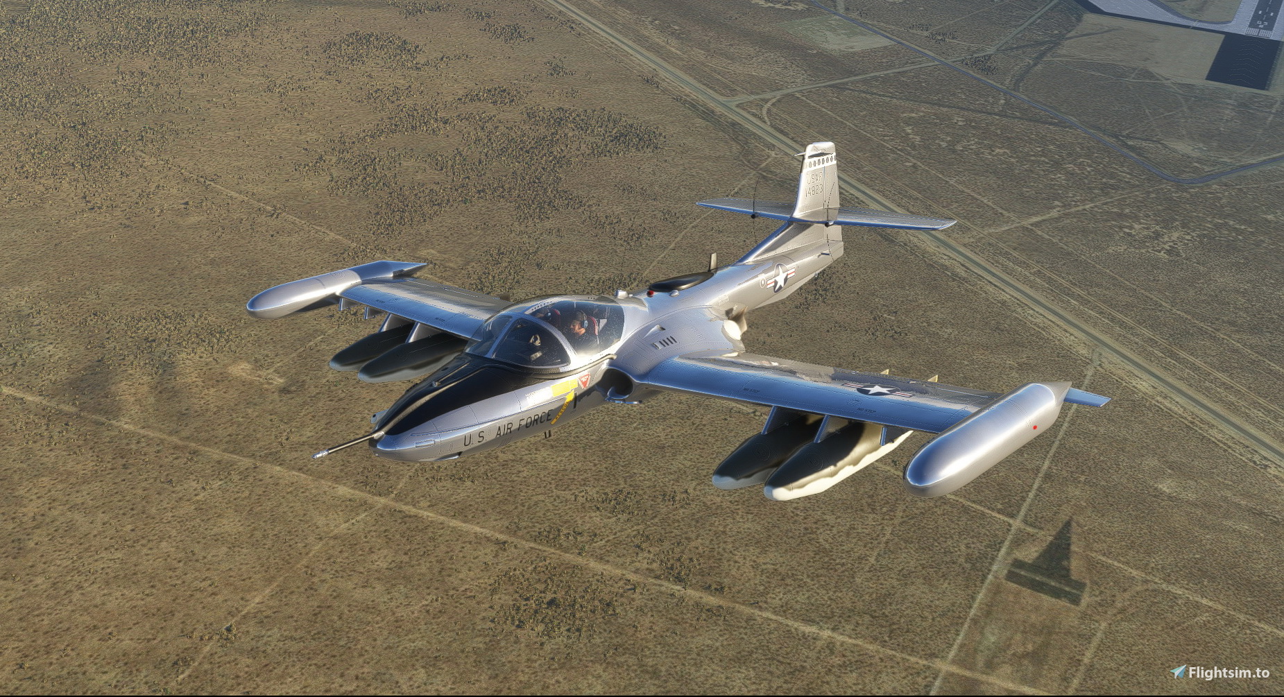 Cessna A-37B Dragonfly USAF 67-14823 AFTC Edwards AB - Aircraft