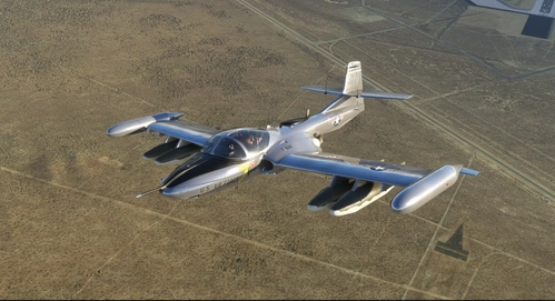 Cessna A-37B Dragonfly USAF 67-14823 AFTC Edwards AB