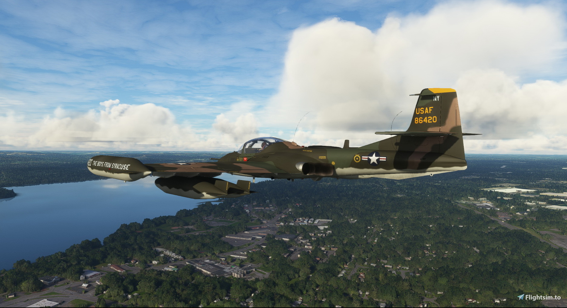 Cessna A-37B Dragonfly USAF 69-6420 NY ANG - Aircraft Liveries for
