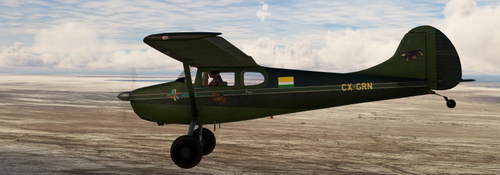 Cessna C170B backcountry bushwheels Itapua CX-GRN