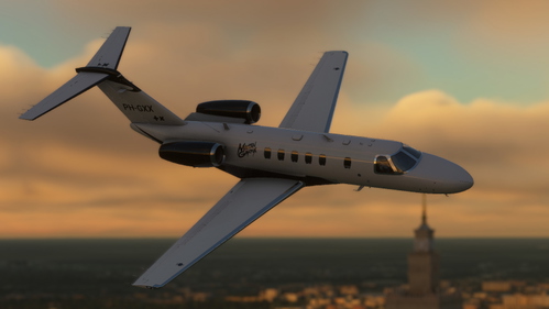Cessna Citation CJ4 "PH-GXX" Martin Garrix Private Tour Jet Livery