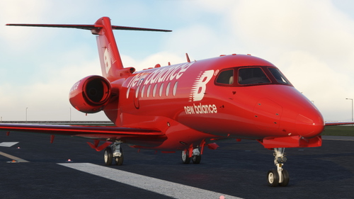 Cessna Citation Longitude New Balance livery 