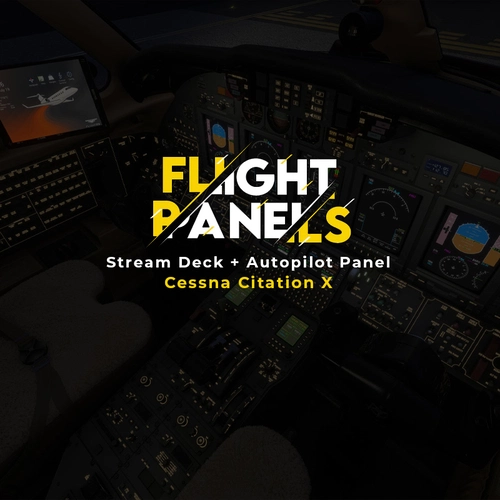 Cessna Citation X Stream Deck + Autopilot Panel