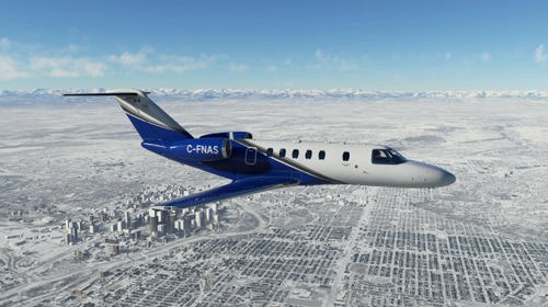 Cessna CJ4 Air Sprint C-FNAS livery