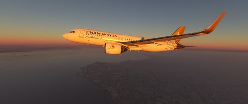 Cham Wings Airlines A320neo (FBW A32NX) Livery
