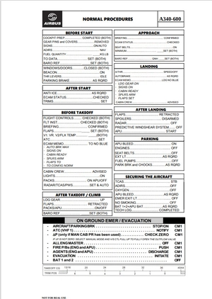 Checklist A340-300/600 thumbnail 2