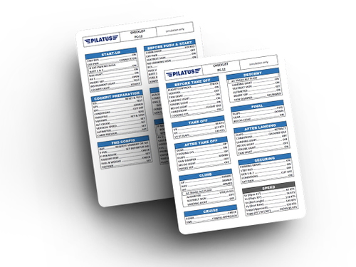 Checklist PC-12