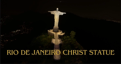 Christ Statue Rio De Janeiro  Night Light