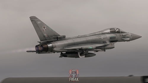 CJ Eurofighter - Enhanced weathered - RAF 12 SQN