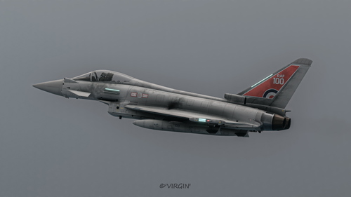 CJ Eurofighter - Enhanced weathered RAF - RAF 100 YEAR