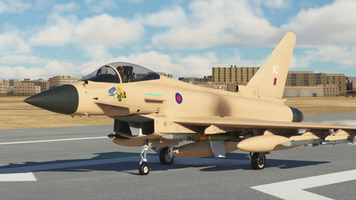 CJ Simulations Eurofighter  Typhoon Desert 