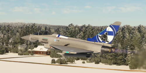 CJ Simulations Typhoon - Finnish Air Force Livery Pack (Fictional) (4 Liveries - 8K Textures)