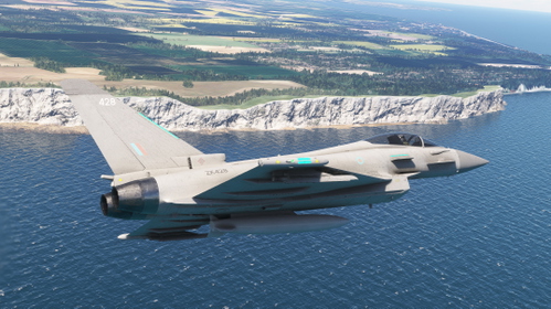 CJ Simulations Typhoon - RAF 41(TE) Squadron (Unmarked) Pack (4 Textures)(8K Liveries)