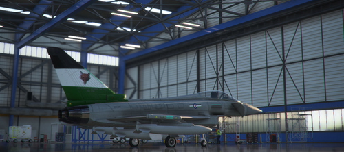 CJ Simulations Typhoon FGR.4|12 Sqn ZK361 100 Years Livery|Custom Tail Paint