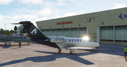 CJ4  Atlas Air Service livery  (D-ILHE)