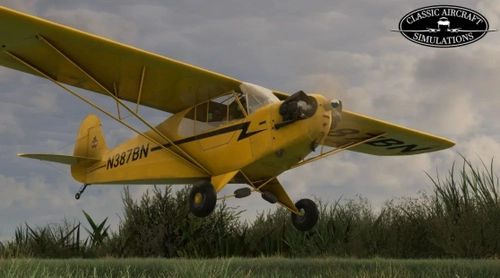 Classic Aircraft Simulations Piper J3C Continental O-200 Engine Performance Upgrade