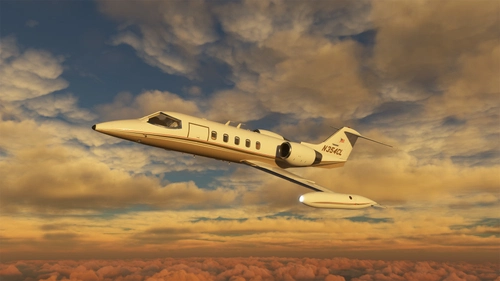 Clay Lacy N354CL - Flysimware Learjet 35A