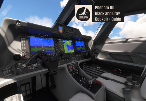Cockspur Phenom 100 Clean Black Cockpit and Cabin