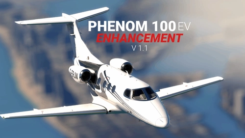 Cockspur Phenom 100EV - Enhancement Mod (CFD & Ground Handling, New Flight Model)