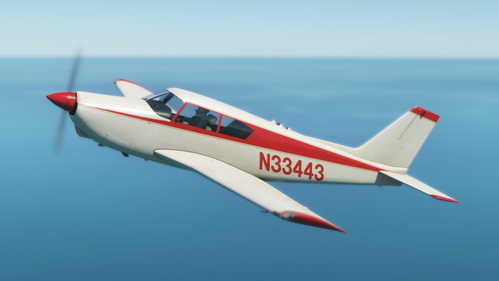 Columbia Training Centers N33443 Fictional - A2A Piper Comanche
