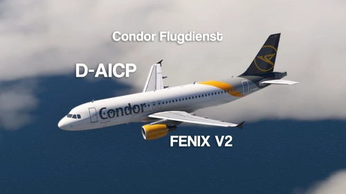 BFU READY! Condor Flugdienst D-AICP 8K + 4K w/ Custom Condor Cabin FENIX V2 A320 [ULTRA REALISM]