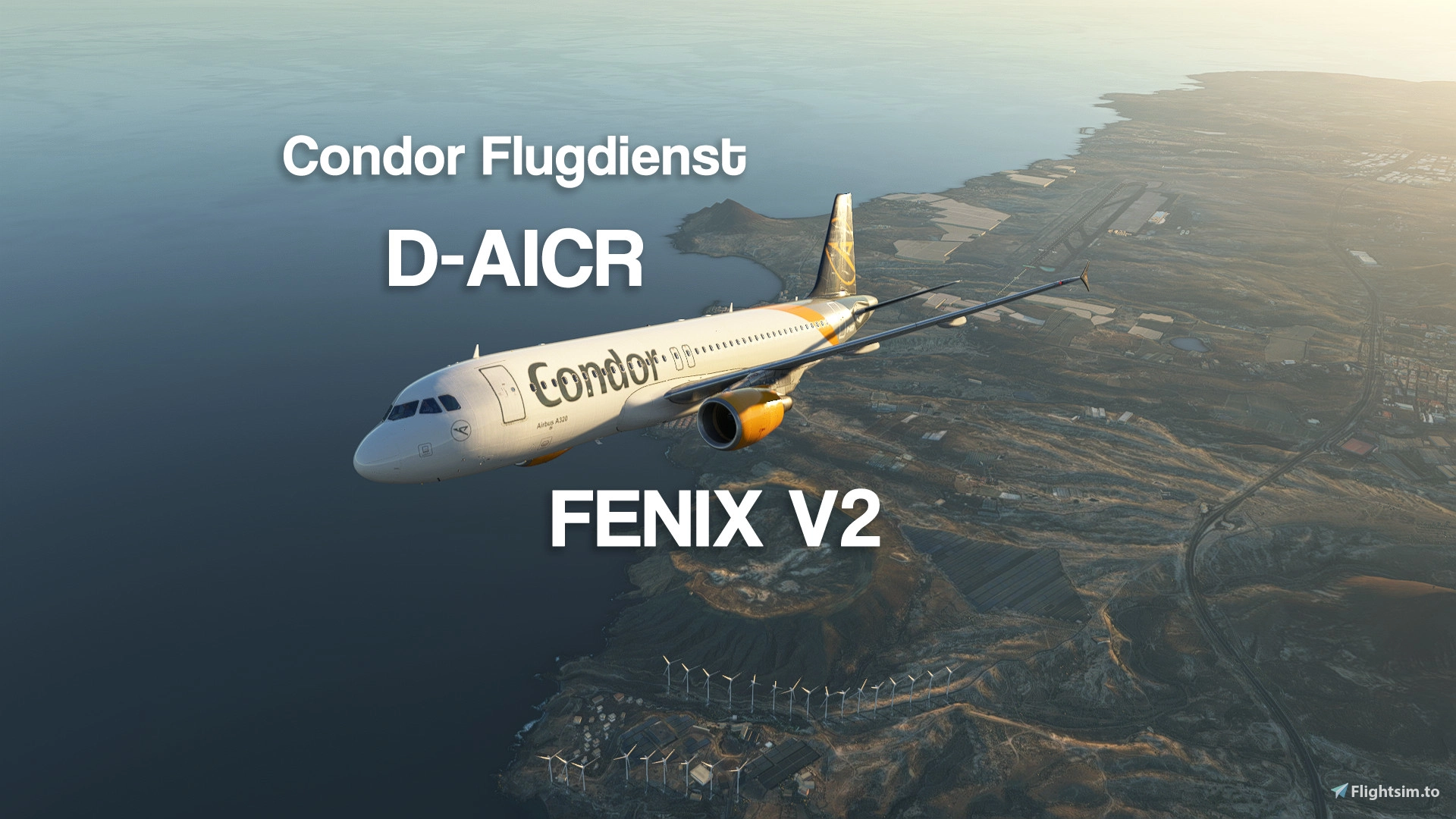 BFU READY! Condor Flugdienst D-AICR 8K + 4K w/ NEW Condor Cabin FENIX V2 A320 [ULTRA REALISM] - Image 1