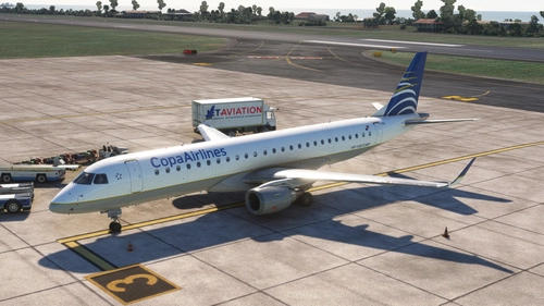 Copa Airlines Flightsim Studios E190 - HP-1567CMP