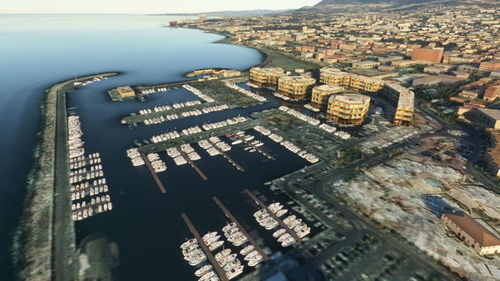 Costa del Sol POIs hand-made
