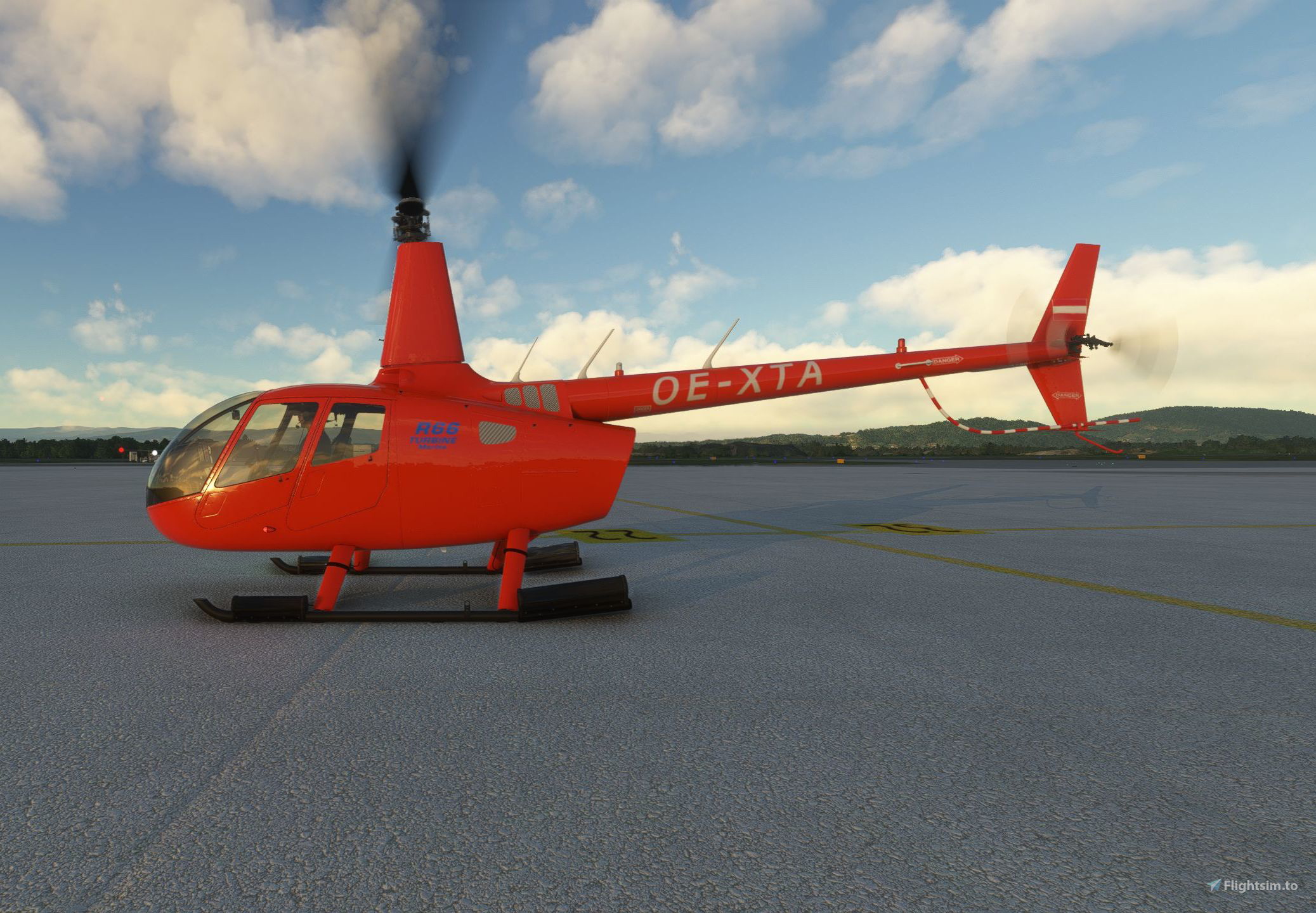 Cowan R66, SN. 0994, OE-XTA and EC-NXJ のために Microsoft Flight