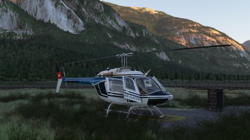 CowanSim 206B3 HB-XHO Air-Glaciers