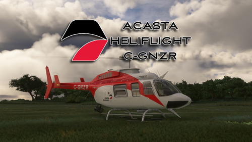 CowanSim 206L3 Acasta Heliflight "C-GNZR"