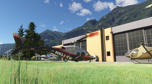 CowanSim 222B HB-XAD Heli TV