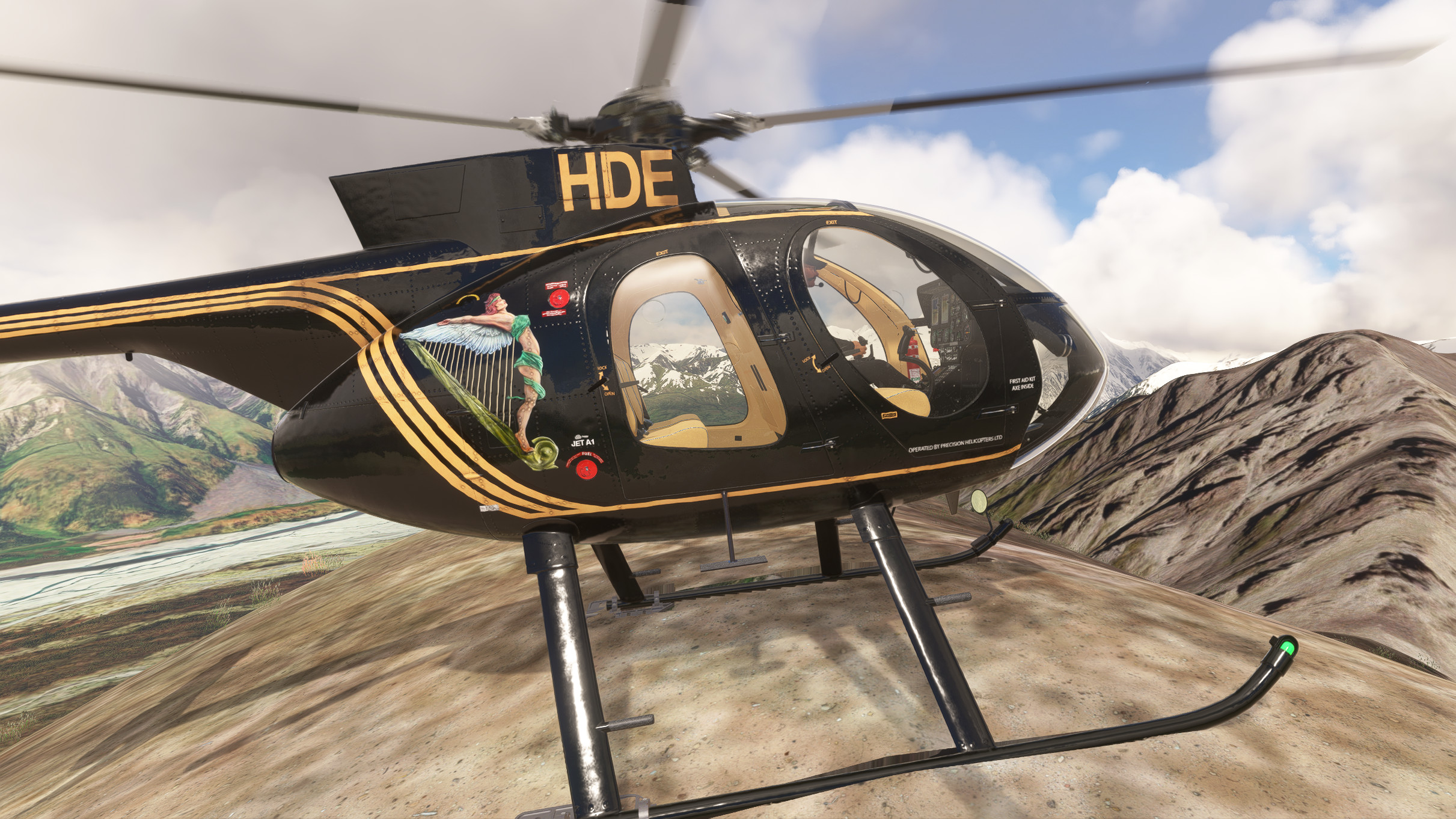 Cowansim 500E - ZK-HDE Precision Helicopters New Zealand