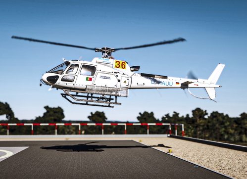 CowanSim AS350/H125 PT | D-HAUU Meravo Helicopters| FS2020 High Quality Livery | DECIR2022