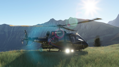 CowanSim H125 HB-XLN from heli Linth from Switzerland