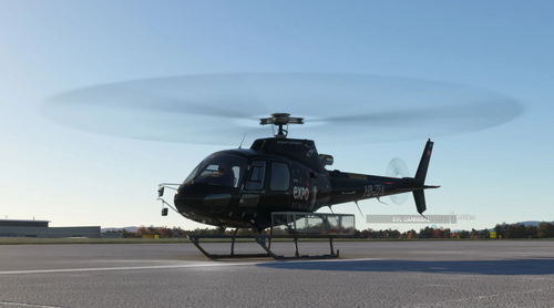 CowanSim H125 HB-ZFA_Airport Helicopter Basel