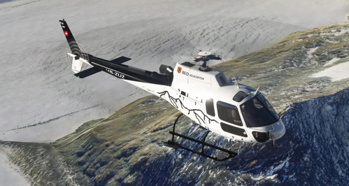CowanSim H125 HB-ZU Old version of beo helicopter