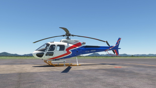 CowanSim H125 JA6566 ShikokuAirService(四国航空)