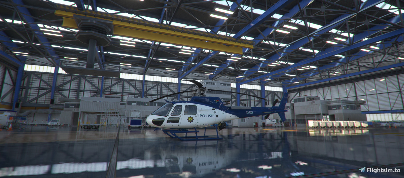 N911dc CowanSim H125 SAPS ZS-RZV per Microsoft Flight Simulator | MSFS