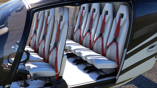 CowanSim H130 - New Seats, Belts and Carpets