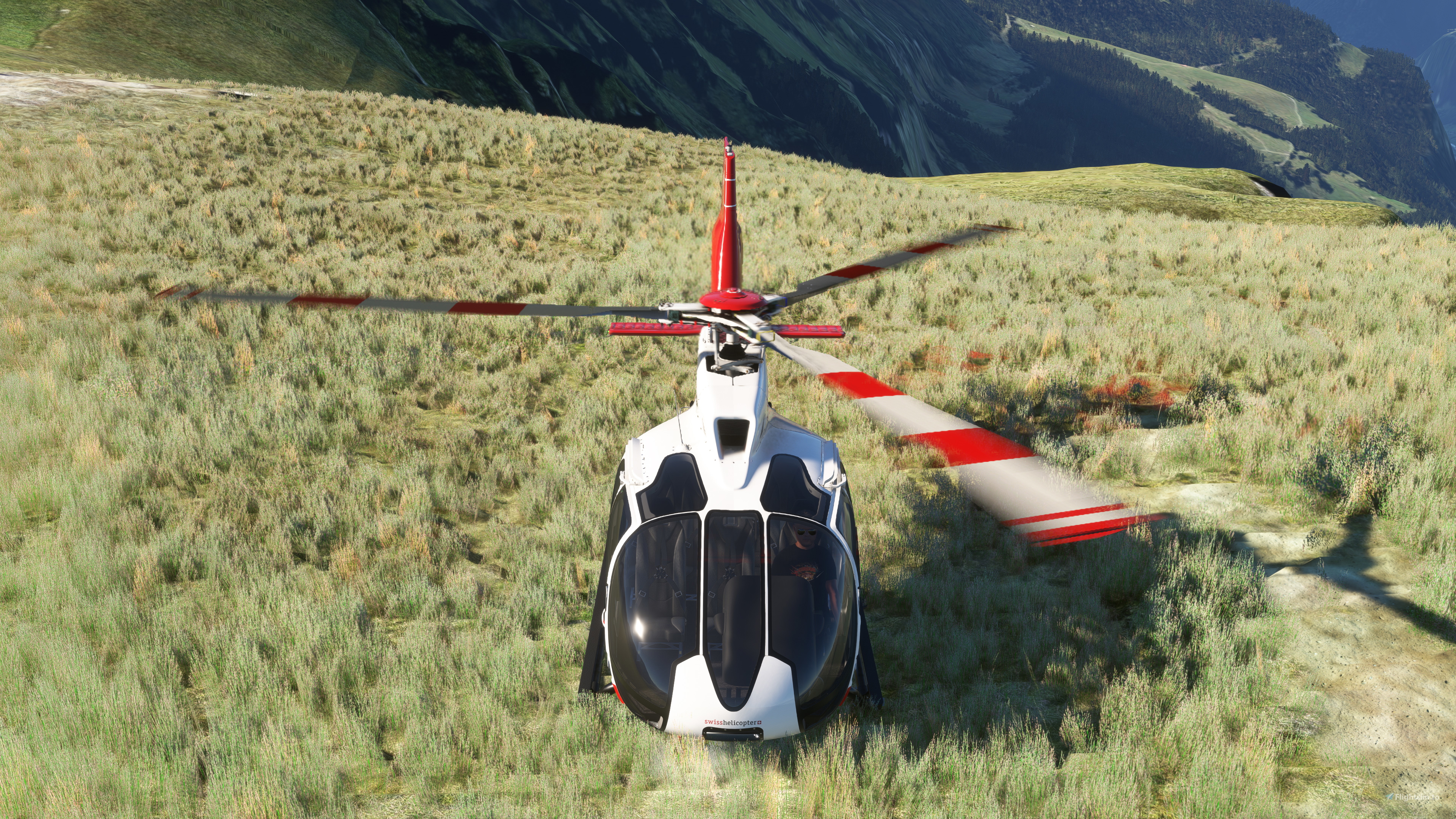 Cowansim-H130-HB-ZPI Swiss Helicopter livery Erstfeld pour