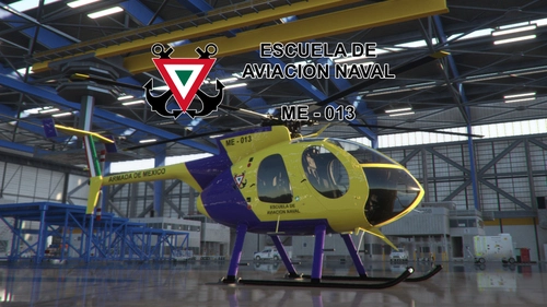 Cowansim MD500E ARMADA DE MEXICO "ME-013"
