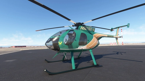 CowanSim MD500E Fresno County Sheriff's Eagle 1 (Green)