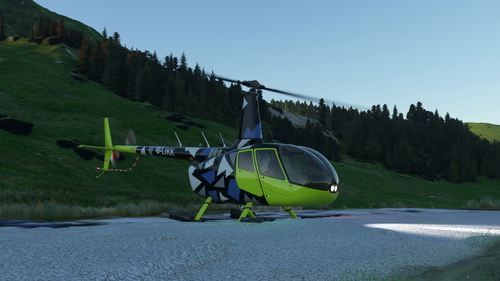 CowanSim R66 G-LIKK with special paint