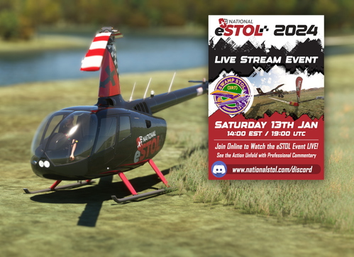 CowanSim R66 Helicopter "National eSTOL" Livery
