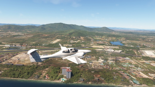 COWS DA-42 TDI HS-TCP  OF Civill Aviation Trainnig Center